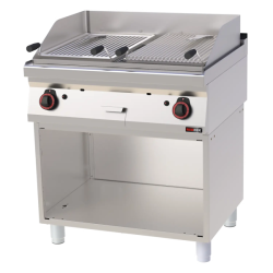 Lávový gril plynový dvojitý 2x 52x36 | REDFOX - GL 70/80 G
