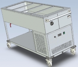 Chladící vozík/vana pro 4x GN 1/1 - EKC-4/1