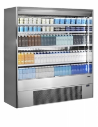 Chladící nerezová přístěnná vitrína s roletou TEFCOLD MD 1902 X + SLEVA