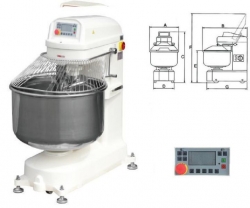 Spirálový hnětač těsta 40kg/70l HLM-70 + SLEVA