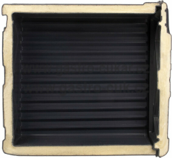 Termoport P600 světle šedý (dveře bez pantů)