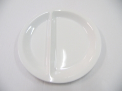Porcelánový talíř dvoudílný vhodný pro tabletový systém