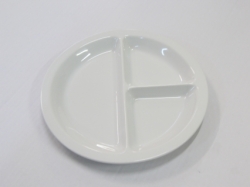 Porcelánový talíř třídílný vhodný pro tabletový systém