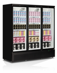 Mrazící skříň prosklená 1563/1090l TEFCOLD Atom Maxi F3DB + SLEVA