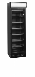 Mrazící skříň prosklená 300/270l TEFCOLD UFSC 370 GCP Black + SLEVA