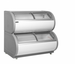 Dvouúrovňová prosklená truhla TEFCOLD TD 500 + SLEVA