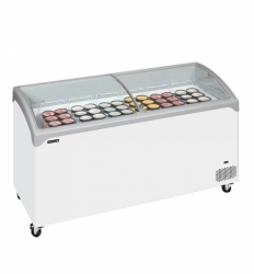 Mrazící truhla 475/367l prosklené oblé víko TEFCOLD NIC 501 SCEB + SLEVA