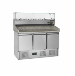 Chladící pizza stůl s nástavbou TEFCOLD PT 1365 + VK33-140 + SLEVA