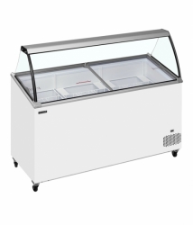 Distributor zmrzliny šikmé víko pro 11 vaniček TEFCOLD IC501SCE+SO + SLEVA