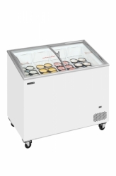Mrazící truhla 264/230l prosklené šikmé víko TEFCOLD IC 301 SCEB + SLEVA