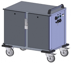 Ohřívací skříň na pokrmy pojízdná pro 2x 8 GN 1/1  - 65 - ETV-2x8 