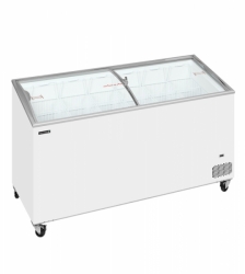 Mrazící truhla 540/481l prosklené šikmé víko TEFCOLD IC 551 SCEB + SLEVA