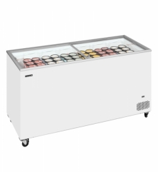 Mrazící truhla 491/430l prosklené rovné víko TEFCOLD IC 501 SC + SLEVA