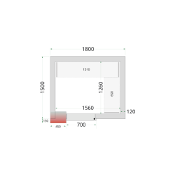 Policový regálový modul sada CRNF1815