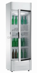 Chladící skříň 339l XLS-350 FGL - prosklené dveře 