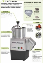 Krouhač zeleniny CL-50 ULTRA ROBOT COUPE + DÁREK = SLEVA - VARIANTA