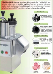 Krouhač zeleniny CL-50 Gourmet ROBOT COUPE + SLEVA - VARIANTA