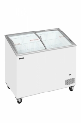 Mrazící truhla 264/230l prosklené šikmé víko TEFCOLD IC 301 SCEB + SLEVA