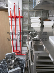 Držák nástěnný 420 mm černý 10119