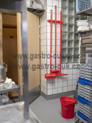 Držák nástěnný 420 mm černý 10119