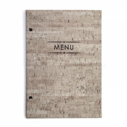 Menu desky TOMASSO (A4) - jídelní a nápojový lístek - hnědá