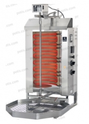 Gril na gyros 30kg elektrický E-2 - kebab gril - POTIS + SLEVA