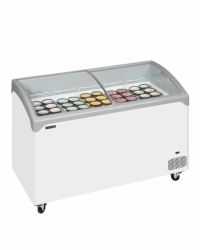 Mrazící truhla 388/298l prosklené oblé víko TEFCOLD NIC 401 SCEB + SLEVA