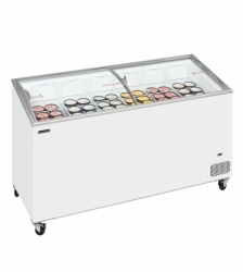 Mrazící truhla 540/481l prosklené šikmé víko TEFCOLD IC 551 SCEB + SLEVA