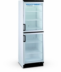 VESTFROST Chladící skříň 377/350l - prosklené dveře FKG-370 