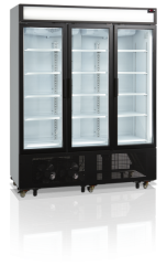 Chladící skříň 1600mm - 3x prosklené KŘÍDLOVÉ dveře TEFCOLD - FSC-1600H + DÁREK = SLEVA