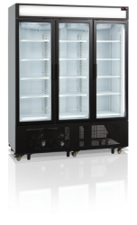 Chladící skříň 1600mm - 3x prosklené KŘÍDLOVÉ dveře TEFCOLD - FSC-1600H + SLEVA