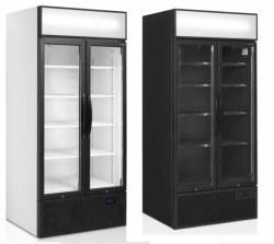 Chladící skříň prosklená křídlové dveře TEFCOLD FSC891H + SLEVA