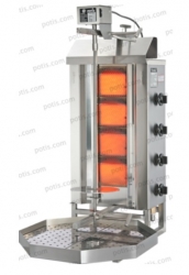 Gril na gyros 30kg plynový G-2/S - kebab gril - POTIS + SLEVA