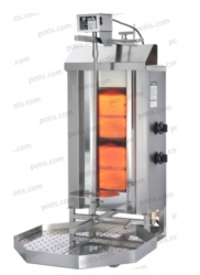 Gril na gyros 30kg plynový GD-2/S - kebab gril - POTIS + SLEVA