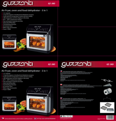 Horkovzdušná fritéza 3v1 Guzzanti GZ 39D