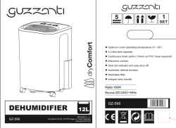 Odvlhčovač Guzzanti GZ 595