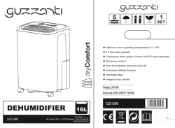 Odvlhčovač Guzzanti GZ 596