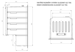 Chladící vitrína Guzzanti GZ 70G