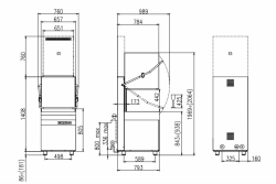 Myčka průchozí GEX-H510 DD (400V/14,25kW) - kopie