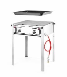 Grilovací rošt a pánev Maxi, HENDI, 11,6kW, 650x540x(H)840mm