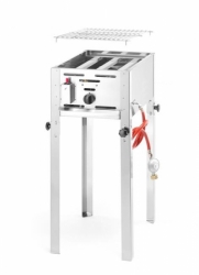 Grilovací rošt a pánev Mini, HENDI, 5,8kW, 340x540x(H)840mm