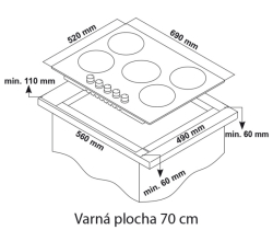 Plynová deska Guzzanti GZ 8210