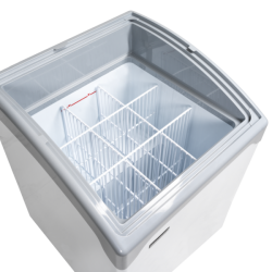 Mrazící truhla 130/115l prosklené oblé víko TEFCOLD NIC 101 SCEB + SLEVA