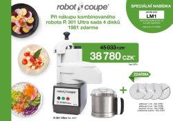 Kombinovaný robot R-301 ULTRA ROBOT COUPE + sada 4 disků