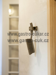 Svorka k nástěnnému držáku, černá 10139