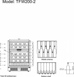 TEFCOLD TFW200-2F