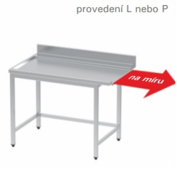Výstupní stůl k myčce ALBA
