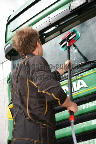 Auto-kartáč průtokový měkký 280 mm černý 524752