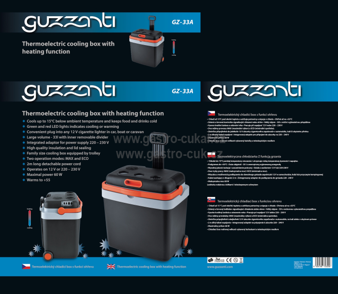 Autochladnička Guzzanti GZ 33A
