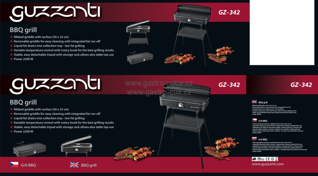 Gril BBQ Guzzanti GZ 342